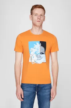 Мужская оранжевая футболка Оранжевый S Pierre Cardin PC.-C5 21070.2103