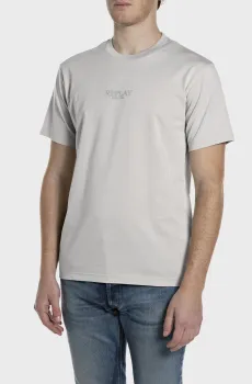 Мужская светло-серая футболка Серый XXL Replay M3347 .000.2660