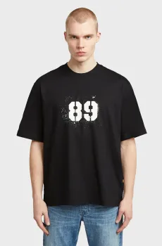 Мужская черная футболка Sprayed Черный XL G-Star RAW D27719,C336