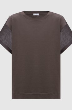 Коричневая футболка