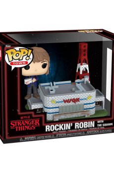 Набор игровых фигурок Funko Pop! Town серии Очень странные дела Робин с радиостанцией WSQK, от 3 лет, 2 шт (86620)