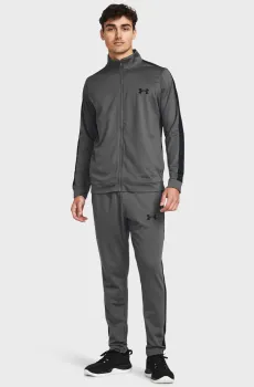 Мужской серый спортивный костюм (кофта, брюки) UA Knit Track Suit Серый XXL Under Armour 1357139-025