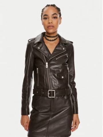 Pinko Шкіряна куртка Costa Rica 103897 A21L Коричневий Regular Fit Pinko Шкіряна куртка Costa Rica 103897 A21L Коричневий Regular Fit