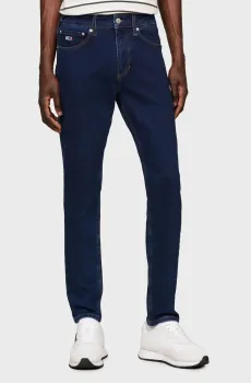 Мужские темно-синие джинсы SCANTON Y Синий 38-34 Tommy Jeans DM0DM18149