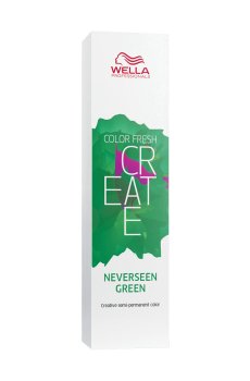 Оттеночная краска для волос Wella Professionals Color Fresh Create для создания ярких цветных эффектов Neverseen Green, 60 мл