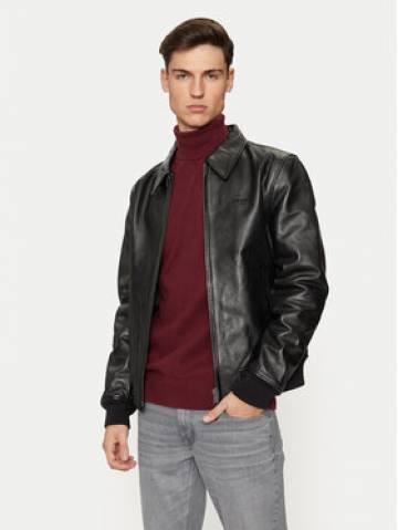 SCHOTT N.Y.C. Шкіряна куртка LC5100RIB Чорний Regular Fit SCHOTT N.Y.C. Шкіряна куртка LC5100RIB Чорний Regular Fit
