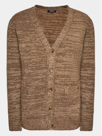 INDICODE Кардиган Akille 35-723 Коричневий Regular Fit INDICODE Кардиган Akille 35-723 Коричневий Regular Fit