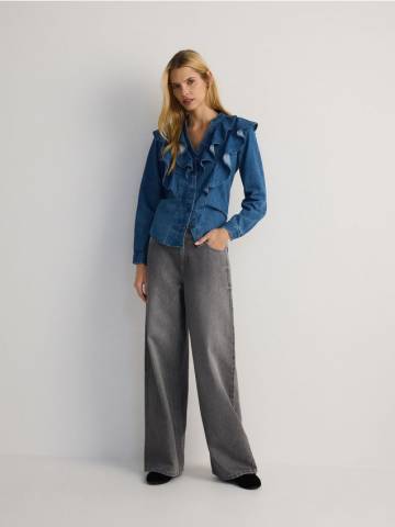 Reserved - LADIES` JEANS TROUSERS - світло-сірий - YS778-09J Reserved - LADIES` JEANS TROUSERS - світло-сірий - YS778-09J