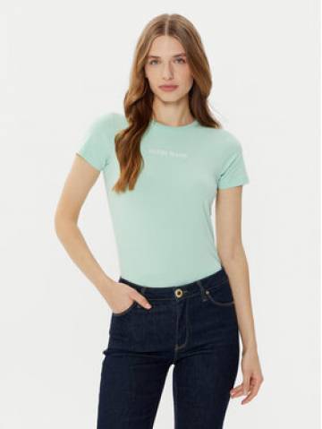 Guess Jeans Футболка W4YI01 J1314 Зелений Regular Fit Guess Jeans Футболка W4YI01 J1314 Зелений Regular Fit