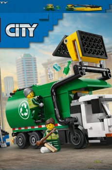 Конструктор LEGO City Сміттєпереробна вантажівка (60495)