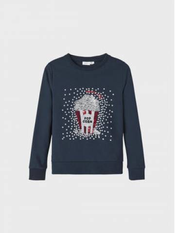 NAME IT Світшот 13219588 Cиній Regular Fit NAME IT Світшот 13219588 Cиній Regular Fit