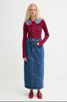 Декоративный джинсовый воротник Renewed creative upcycling