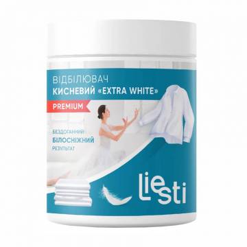 Кислородный отбеливатель Liesti Extra White для белых тканей, 500 г Кислородный отбеливатель Liesti Extra White для белых тканей, 500 г