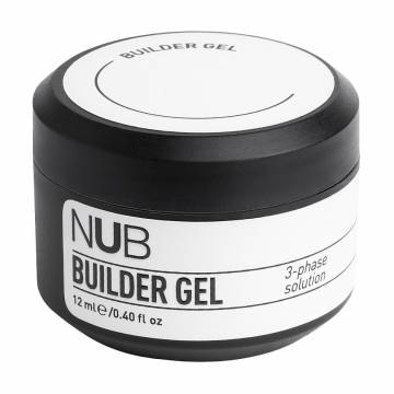 Гель трехфазный для наращивания ногтей NUB Builder Gel 01, 12 мл Гель трехфазный для наращивания ногтей NUB Builder Gel 01, 12 мл
