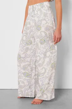 Женские брюки с узором PAISLEY Разноцветный M Etam 6538899