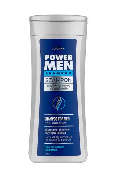 Мужской шампунь для волос Joanna Power Men Shampoo против перхоти, 200 мл