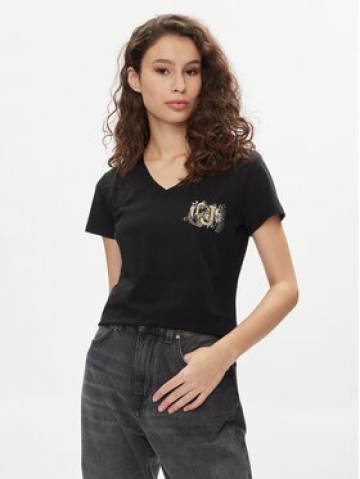 Liu Jo Футболка TA4203 JS003 Чорний Regular Fit Liu Jo Футболка TA4203 JS003 Чорний Regular Fit