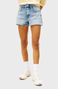 Женские голубые джинсовые шорты HOT PANT Голубой 25 Tommy Jeans DW0DW20087