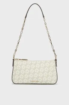 Женская бежевая сумка с узором EMPIRE MD CHAIN POUCHETTE Бежевый ONESIZE Michael Kors 32H3G8EW6B