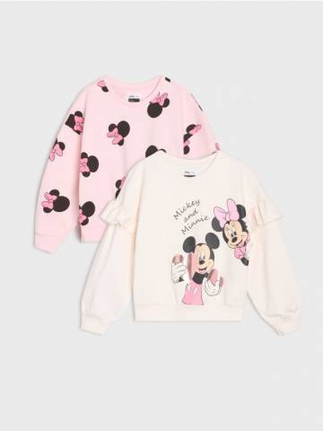 Світшоти, 2 шт. Minnie Mouse - кремовий Світшоти, 2 шт. Minnie Mouse - кремовий