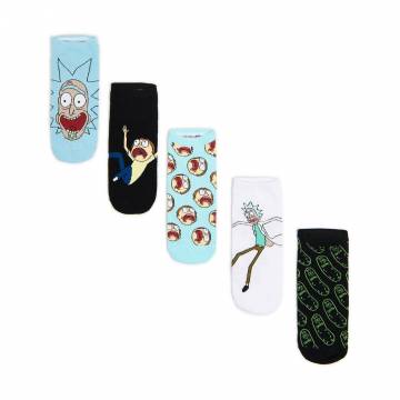 Cropp - Шкарпетки з принтом, 5 пар Rick and Morty - різнобарвний Cropp - Шкарпетки з принтом, 5 пар Rick and Morty - різнобарвний