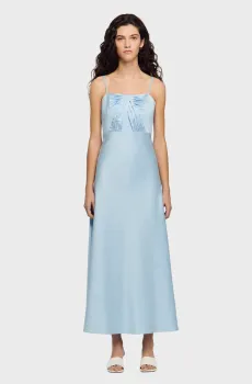 Женское голубое платье Голубой 34 Sandro SFPRO04783_Blue Sky
