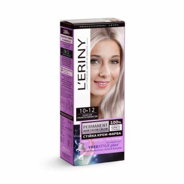 Стойкая крем-краска для волос LERINY Permanent Hair Color Cream 10.12 Серебристо-пепельный, 115 мл Стойкая крем-краска для волос LERINY Permanent Hair Color Cream 10.12 Серебристо-пепельный, 115 мл