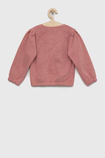 Детская кофта United Colors of Benetton цвет розовый однотонная Детская кофта United Colors of Benetton цвет розовый однотонная