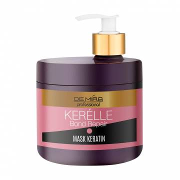 Маска DeMira Professional Kerelle Bond Repair Keratin Mask для ослабленных и поврежденных волос, 500 мл Маска DeMira Professional Kerelle Bond Repair Keratin Mask для ослабленных и поврежденных волос, 500 мл