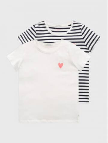 Tom Tailor Набір з 2 футболок 1032157 Білий Regular Fit Tom Tailor Набір з 2 футболок 1032157 Білий Regular Fit