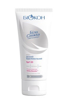 Дневной отбеливающий крем для лица Биокон Белоснежка, Сияющая кожа, SPF 20, 60 мл