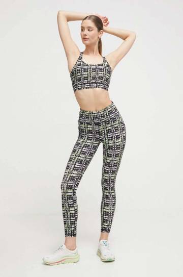 Спортивный бюстгальтер Dkny цвет чёрный узорный Спортивный бюстгальтер Dkny цвет чёрный узорный