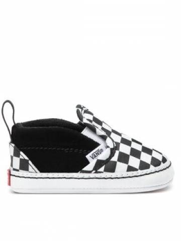 Vans Кросівки Slip-On V Crib VN0A2XSLFB71 Чорний Vans Кросівки Slip-On V Crib VN0A2XSLFB71 Чорний