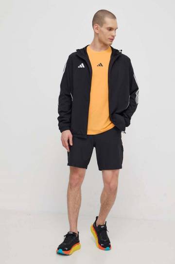 Футболка для тренинга adidas Performance D4T цвет жёлтый однотонная IS3818 Футболка для тренинга adidas Performance D4T цвет жёлтый однотонная IS3818