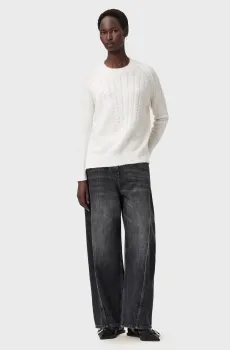 Женский белый шерстяной джемпер KIT Белый S AllSaints W014KD