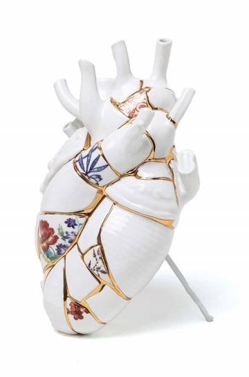 Декоративная ваза Seletti Love in Bloom Kintsugi Декоративная ваза Seletti Love in Bloom Kintsugi