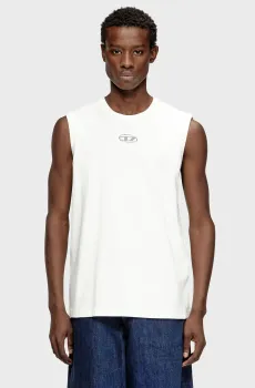 Мужская белая майка BISCO Белый M Diesel A21743 0JMBB