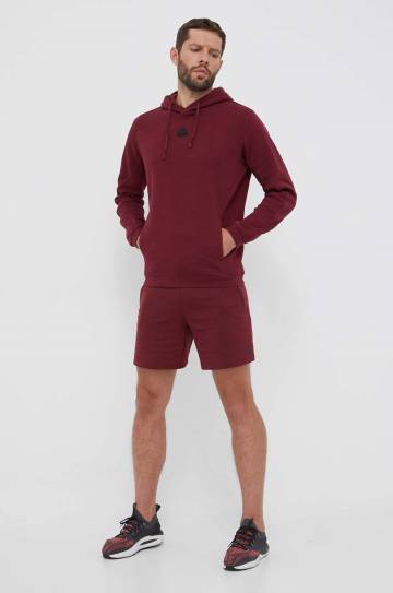 Тренировочные шорты adidas Performance Base цвет бордовый Тренировочные шорты adidas Performance Base цвет бордовый