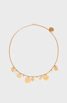 Женское золотистое ожерелье Золотой ONESIZE Bimba Y Lola 261BAF113.10141