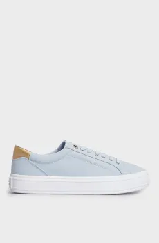 Женские голубые кеды ESSENTIAL VULC CANVAS Голубой 36 Tommy Hilfiger FW0FW07682