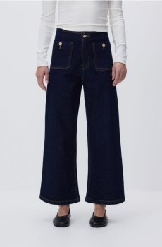 Reserved - Штани-кюлоти - темно-синій - 699IR-59J