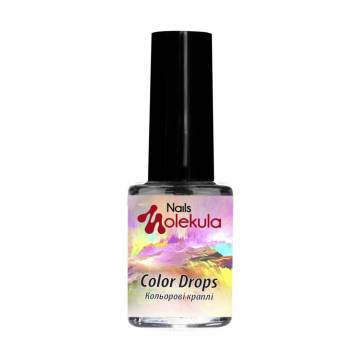 Акварель для дизайна ногтей Nails Molekula Professional Color Drops, Yellow, 6 мл Акварель для дизайна ногтей Nails Molekula Professional Color Drops, Yellow, 6 мл