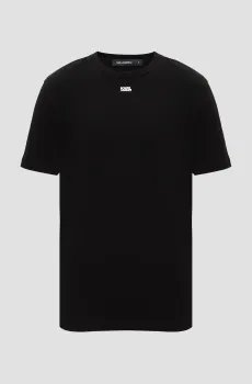 Мужская черная футболка Черный S Karl Lagerfeld 552235.755058;990