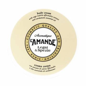 Мужской крем для тела LAmande Aromatique Wood & Spices Body Cream Древесина и пряности, 300 мл Мужской крем для тела LAmande Aromatique Wood & Spices Body Cream Древесина и пряности, 300 мл