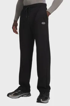Мужские черные спортивные брюки UA Rival Flc Pants Черный S Under Armour 6013444-008