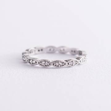 Серебряное кольцо с фианитами 3891 Серебряное кольцо с фианитами 3891