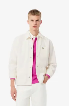 Мужская белая джинсовая куртка Белый 42 Lacoste CH922270V