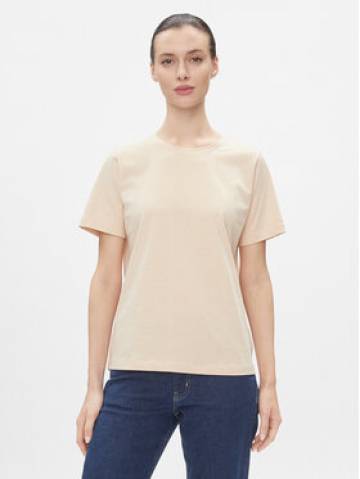 Calvin Klein Футболка Smooth Cotton Crew Neck Tee Ss K20K205410 Бежевий Regular Fit Calvin Klein Футболка Smooth Cotton Crew Neck Tee Ss K20K205410 Бежевий Regular Fit