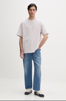 Хлопковая футболка Hugo Blue