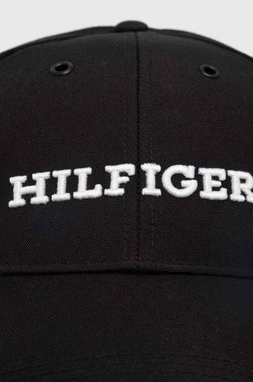 Кепка Tommy Hilfiger цвет чёрный с аппликацией Кепка Tommy Hilfiger цвет чёрный с аппликацией